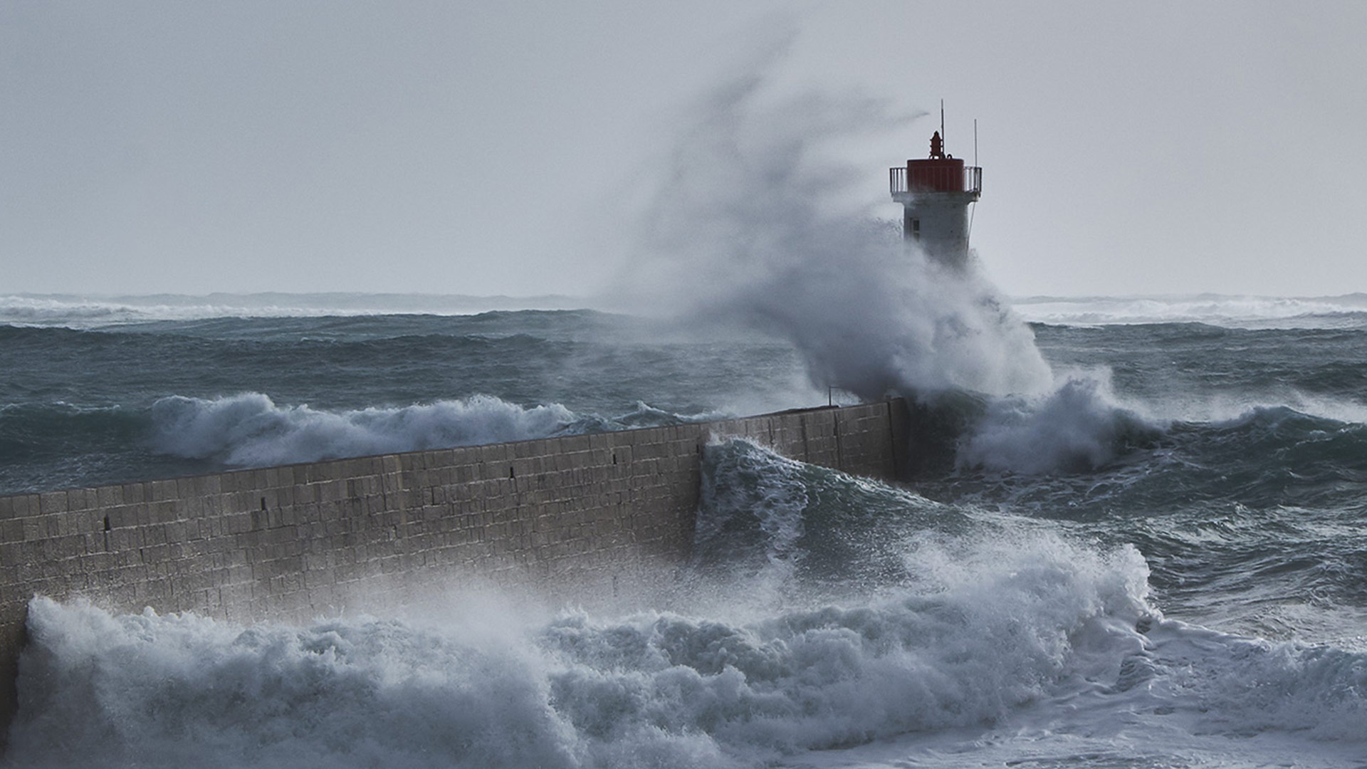 Tempête à Audierne