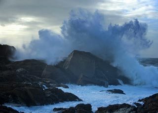 Tempête à Saint-Guénolé 