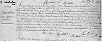 Jean Marie Gabriel Bourdon<br> Acte de naissance - Mahalon 