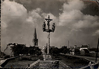Le calvaire et l'église 