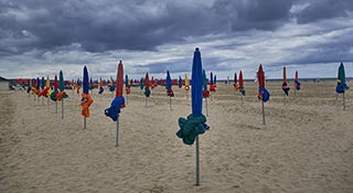 Les parasols de Deauville 
